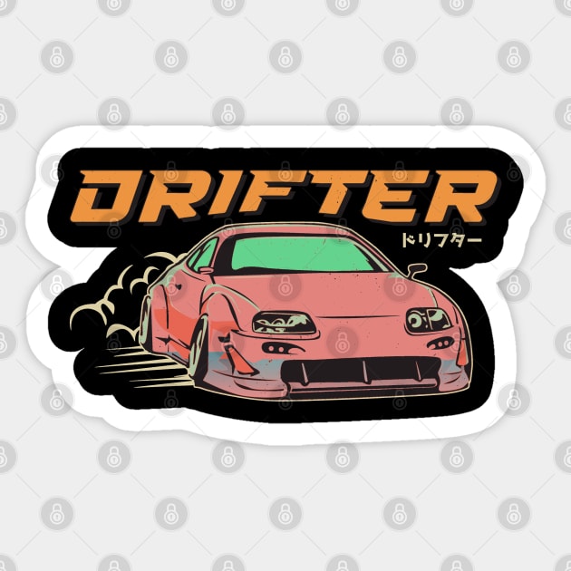 Drifter Sticker by Issho Ni